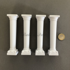 Taartpilaren Grieks Design 12,5 cm hoog (4 stuks)