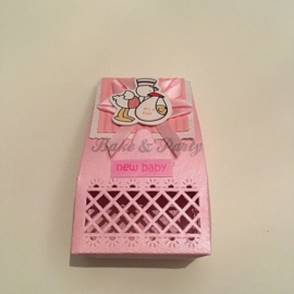 Giftbox "It's A Girl"  Roze