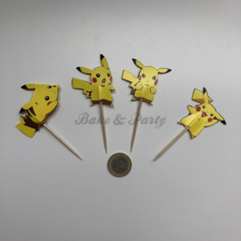 Cupcake Toppers "Pokemon" (24 stuks)