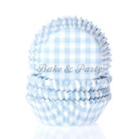 House Of Marie - Mini Gingham Pastel Blue
