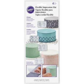 Wilton - Flexible Impression Mat (4 stuks)