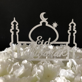 Taart Topper Carton "Eid Mubarak"
