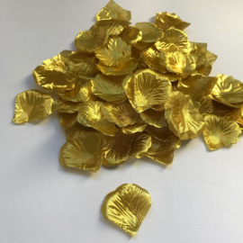 Decoratie "Rozenblaadjes" Goud (100 stuks)