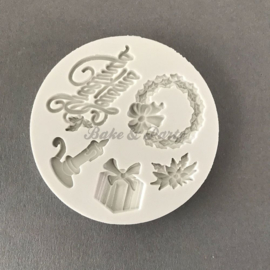 Alphabet Moulds "Seasons Greetings" (AM045)