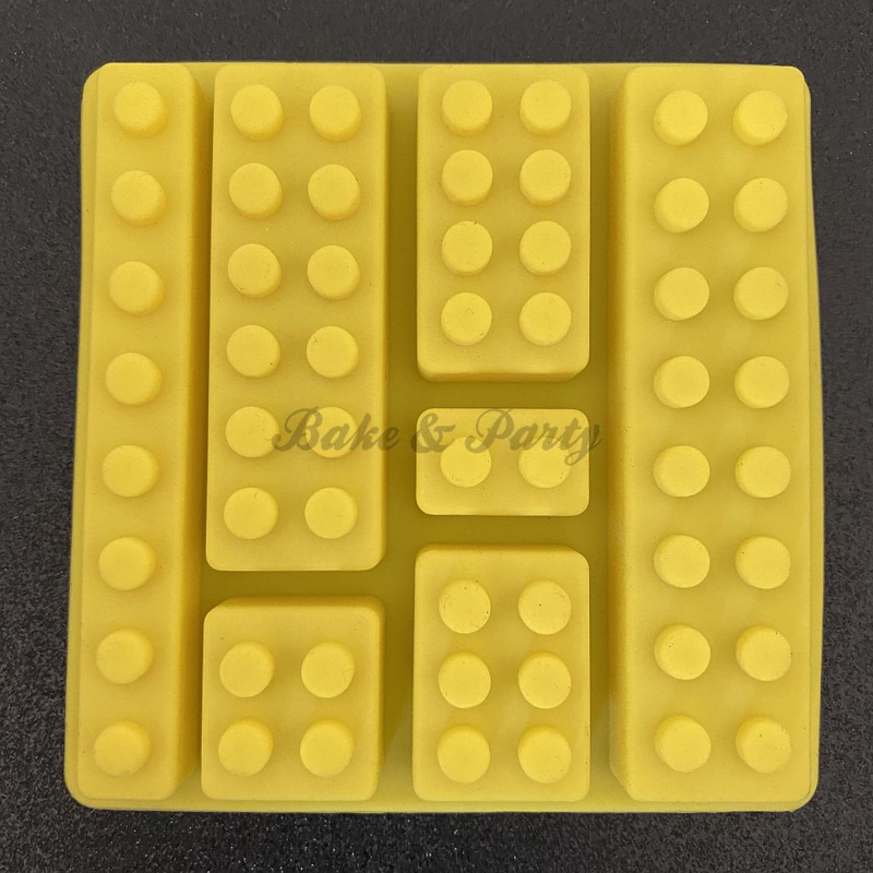 Badkamer aardbeving Charmant Siliconen Mal "Lego Stenen" (2) | Siliconen Mallen / Molds | Bake & Party
