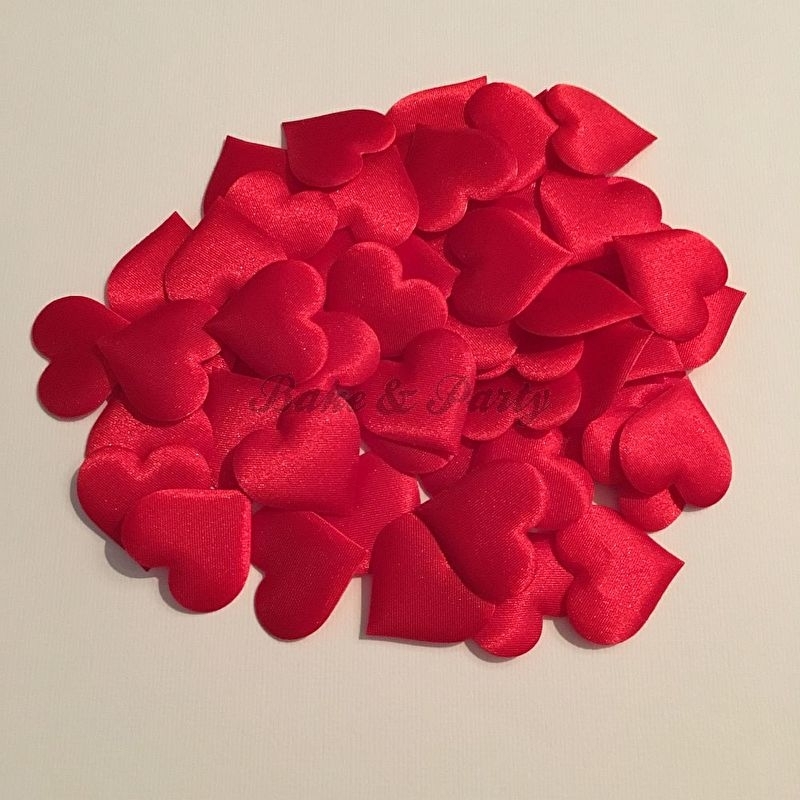 Regulatie eend perzik Decoratie Hartjes Rood Medium (50 stuks) | Decoraties | Bake & Party