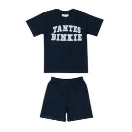 Fun2Wear jongens shortama tantes binkie donkerblauw katoen