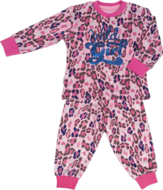 Frogs & Dogs Meisjes Pyjama Wild Girl Roze