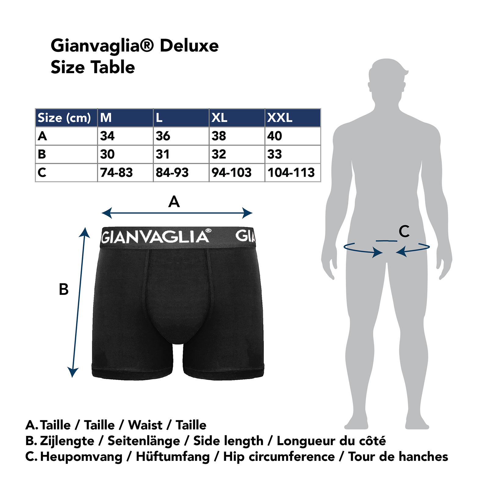 Gianvaglia Katoenen Heren Boxershort 5-pack GVG-5014
