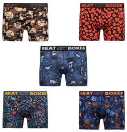 Beat My Boxer strakke heren boxershort 5-pack