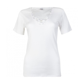 Beeren Dames T-shirt M3000 Beatrix Korte Mouw Wit