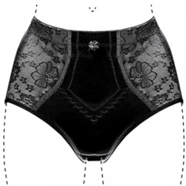 J&C Underwear Dames Tailleslip Licht Corrigerend 201 Zwart