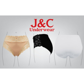 J&C Underwear Dames Slip 805 5-Pack Blauw