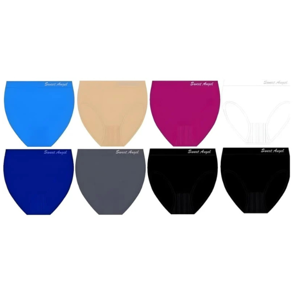 Sweet Angel Microfiber Dames Slip XG-2027 8-Pak Kleur