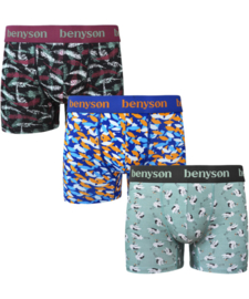 Benyson Heren Boxershort Bamboe  3-pack BENY-7012