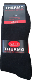 Naft Thermo Sokken 2-pack Zwart