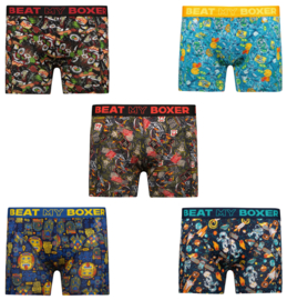Beat My Boxer strakke heren boxershort 5-pack