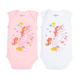 Fun2wear Romper Unicorn Roze