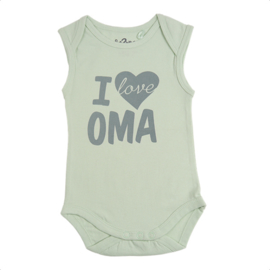 Fun2wear Romper I love Oma Groen