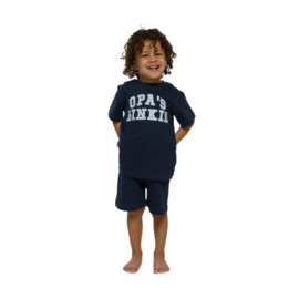 Fun2Wear jongens shortama opa’s binkie donkerblauw katoen