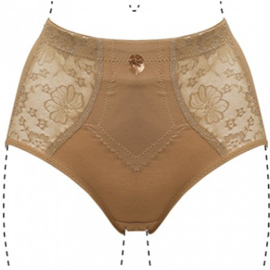J&C Underwear Dames Tailleslip Licht Corrigerend 201 Beige
