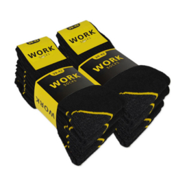 Work Werk Sokken 5-pack Zwart/Antraciet