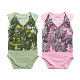 Fun2wear Romper Bootcamp Groen