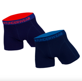 Funderwear Heren Boxershort 2-pack Navy