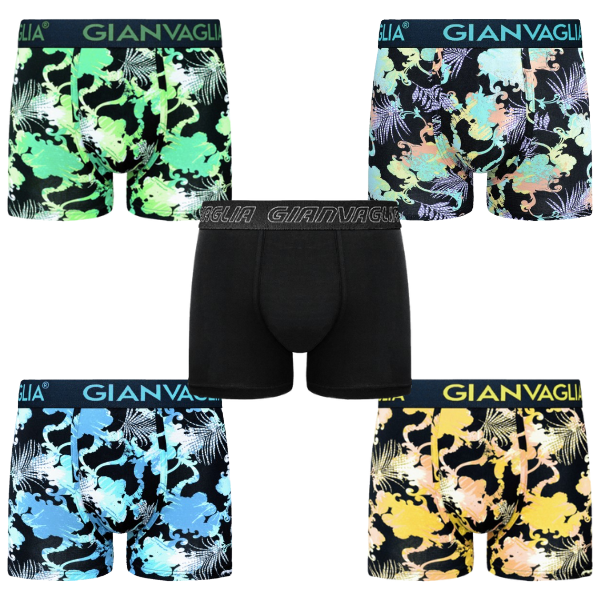 Gianvaglia Katoenen Heren Boxershort 5-pack set 3