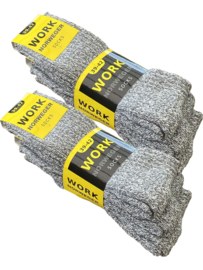 Work Noorse Sokken 6-pack Grijs