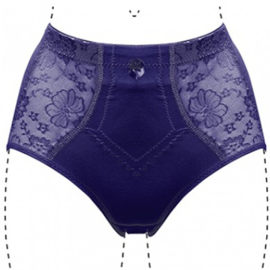 J&C Underwear Dames Tailleslip Licht Corrigerend 201 Blauw
