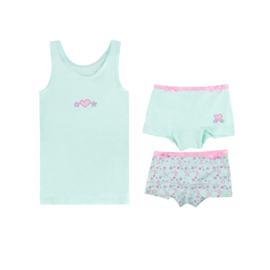 Funderwear meisjes ondergoedset HARTJE 3-pack Mint