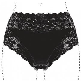 J&C Underwear Dames Slip 805 5-Pack Zwart