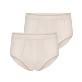 Beeren Heren Slip met gulp M3000 - 2-pack - Beige