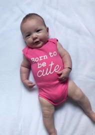 Fun2wear Romper Born To Be Cute Roze