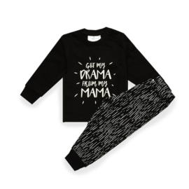 Fun2wear pyjama DRAMA MAMA Zwart