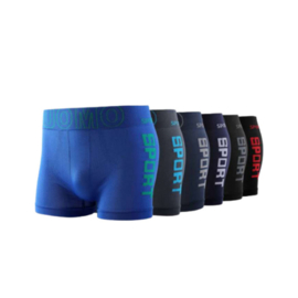 Uomo Microfiber Heren Boxer Sport YQ4183 6-Pack