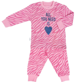 Frogs & Dogs Meisjes Pyjama All You Need Blauw