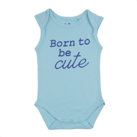 Fun2wear Romper Born To Be Cute Blauw