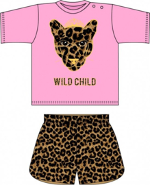 Fun2wear Shortama WILD CHILD Roze