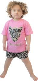 Fun2wear Shortama WILD CHILD Roze