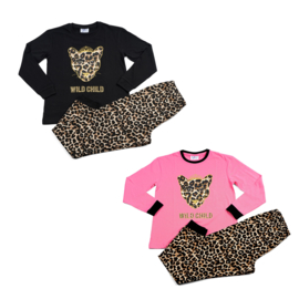 Fun2wear pyjama WILD CHILD Zwart