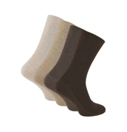 Naft Medische Sokken / Diabetes Sokken 4-pack Beige