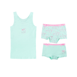 Funderwear meisjes ondergoedset ALPACA 3-pack Mint