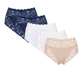 J&C Underwear dames slip 805 5-pack multicolor