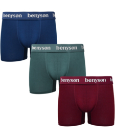 Benyson Heren Boxershort Bamboe  3-pack BENY-7011