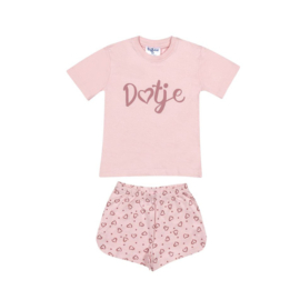 Fun2wear Shortama DOTJE Licht roze