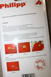 Tang voor kindersnaps   Drukknopen