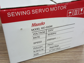 Servo motor MAXDO voor Semy en  industriele naaimachine.