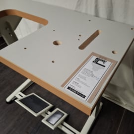 Hoefijzer tafelblad met Z onderstel